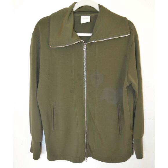 Varley Raleigh Doublesoft Zip Up Sweatshirt Size Small - Picture 3 of 5